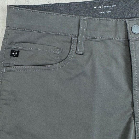 Adriano Goldschmied Tellis Slim Pants Men 35x32 (36x31.5) Airluxe Italian Fabric - Picture 14 of 14